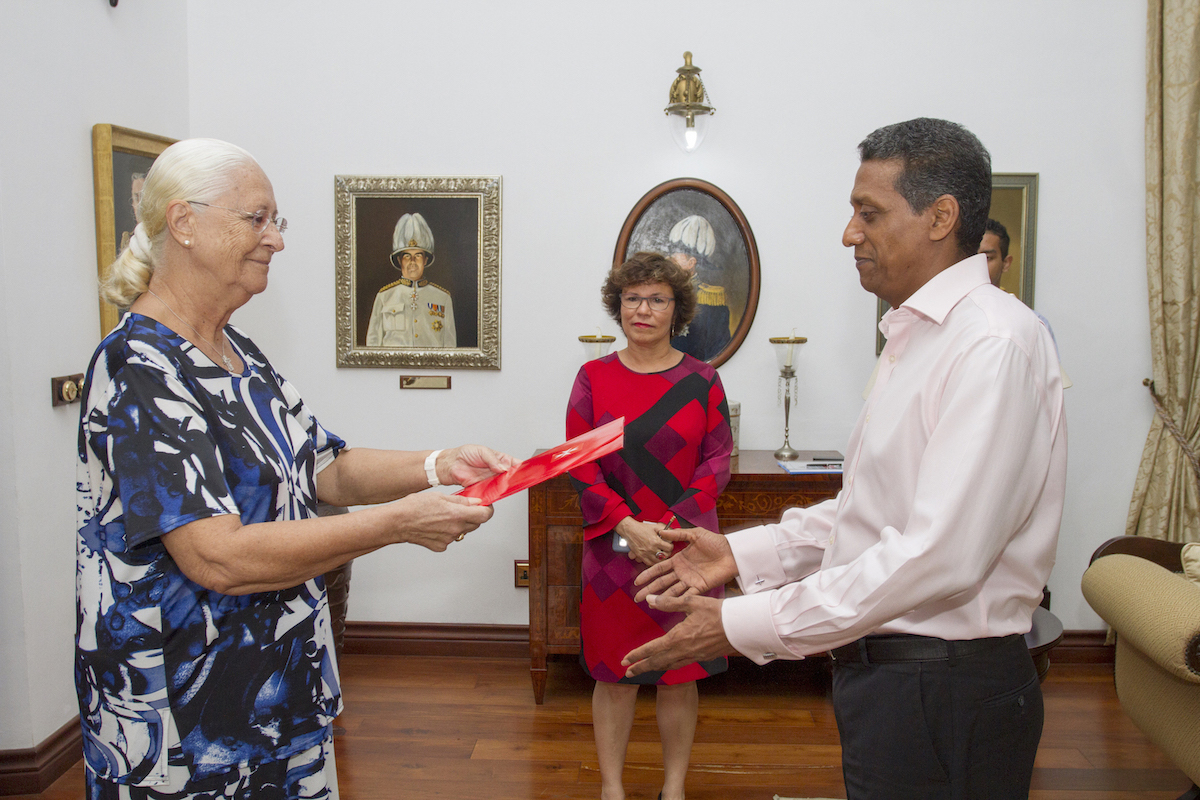 Credentials of the Order of Malta’s Ambassador to Seychelles